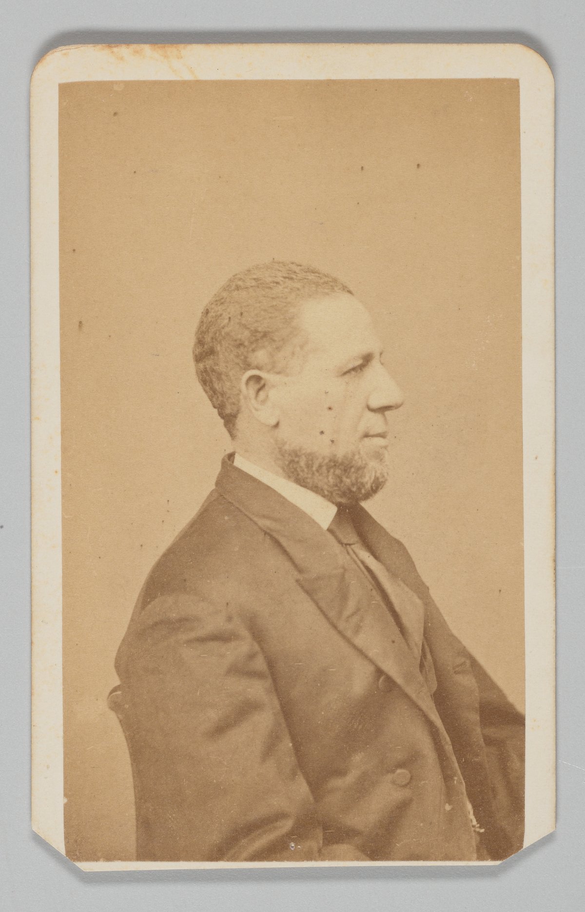 Carte-de-visite portrait of United States Senator Hiram Revels