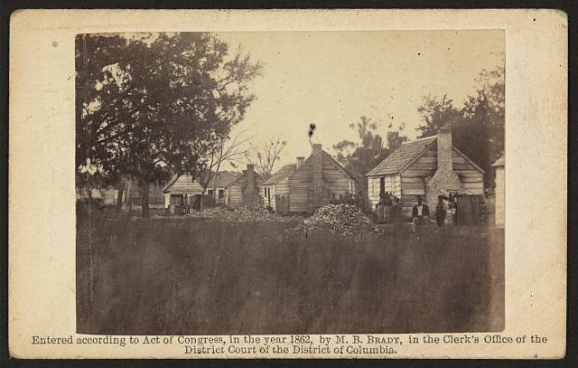 [Cabins for enslaved workers on a plantation, Port Royal, South Carolina]