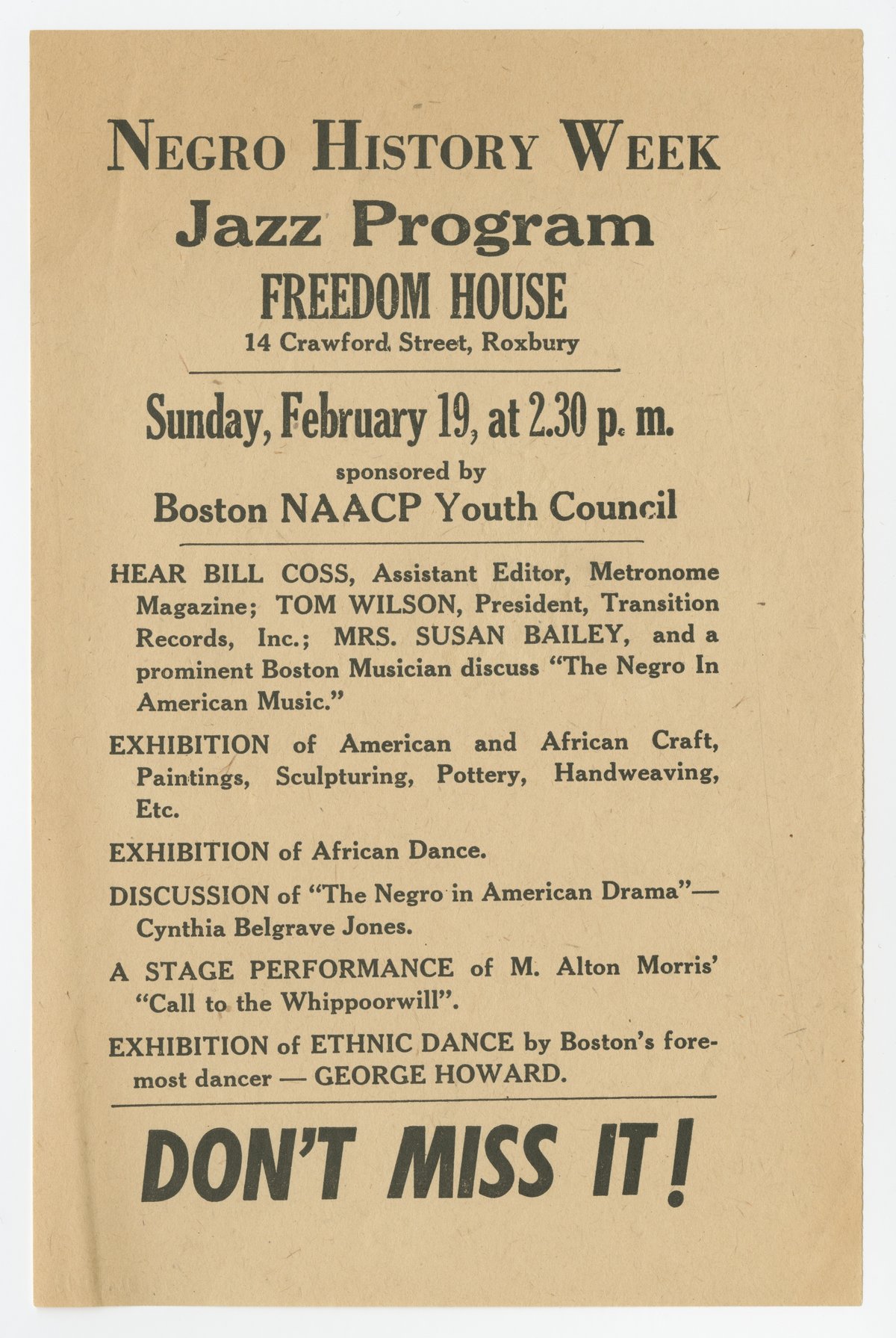 Historical image for Boston's Black Heritage Trail